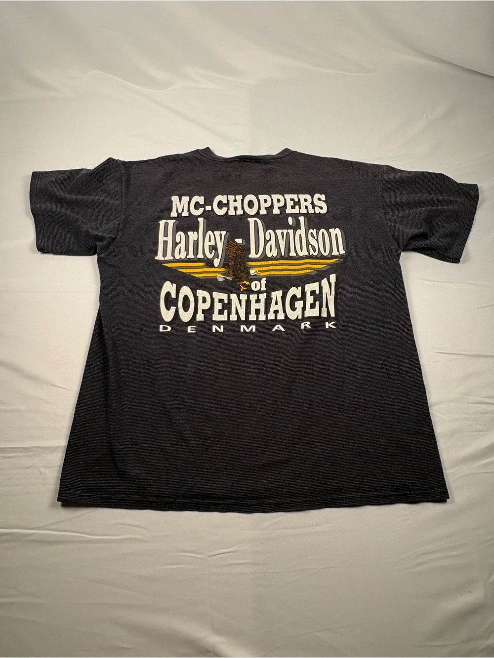 Vintage Harley Davidson Copenhagen Denmark Eagle Tee XL